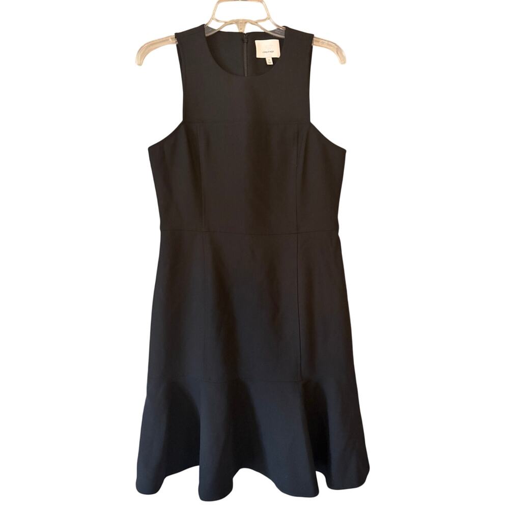 Cinq a Sept Womens Size 10 Black Sleeveless Nofina Dress Sheath Cocktail Dress
